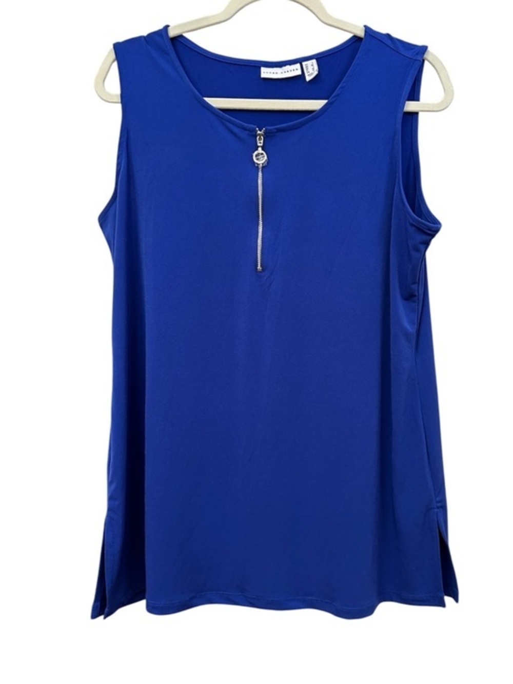 NWOT Susan Graver Sleeveless Tunic, Large